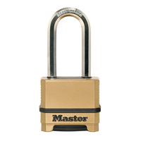 Tabalukk koodiga MASTERLOCK 50/51mm Ø9mm kuldne