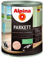 Poolmatt parketilakk Alpina 0.75L värvitu