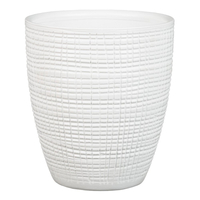 Dekoratiivne lillepott Panna Ø15cm H15cm keraamiline/valge