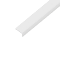 Iseliimuv PVC J-liist 2600x19x7x1mm valge