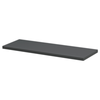 Lamineeritud riiul LITE 600x200x19mm antratsiid