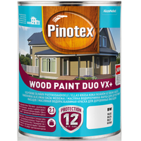 Puitfasaadvärv vee baasil Wood Paint DuoVX+ Pinotex 1L valge baas