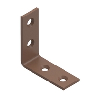 Värvitud naelutusnurgad Arras 40x40x15mm/5tk pruunid