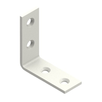Värvitud naelutusnurgad Arras 40x40x15mm/5tk valged