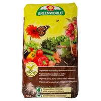 Universaalne lillede ja aedviljade muld Greenworld 60L