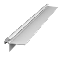 2poolsete paneelide alumiiniumist välisnurgaliist Stocksund 3000x20x4mm valge