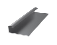 2poolsete paneelide alumiiniumist stardi-lõpuliist Stocksund 610x20x4mm hall