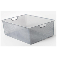 Sõelakorv Mesh Necos 535x410x185mm hõbedane