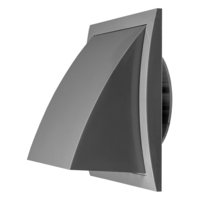 Väline ventilatsioonirest ND12FVP EUROPLAST Ø125mm hall