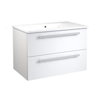 Kapp valamuga Serena 81 RB Bathroom 810x460x500mm läikivvalge