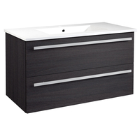 Kapp valamuga Serena 101 RB Bathroom 1010x460x500mm musta tamme värvi