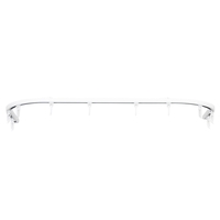 Alumiiniumist laeprofiili komplekt kardinatele D 300cm valge
