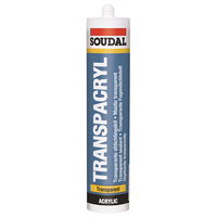 Akrüülhermeetik TRANSPACRYL 300ml läbipaistev