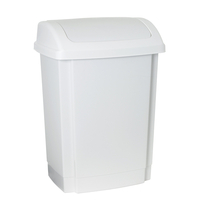 Plastist prügikast Swing Plast Team 15L Bright White