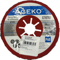 Fiiberketas plaatidele Geko 125x22mm/P60