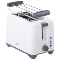 Röster AD 3216 Adler 1000W/LED valge