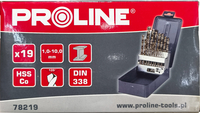 HSS metallipuuride komplekt PROLINE 19(1-10mm)