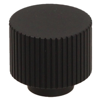 Mööbliuksenupp GA39 Gamet 25/Ø28mm must