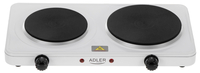 Elektripliit AD 6520 Adler 2500W/185/155mm 2keeduala/valge