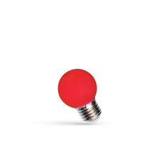 LED lamp ümar väike E27 Spectrum 1W/20Lm/17000h punane