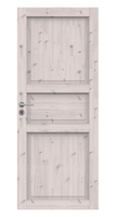 Lakitud puitukseleht mantelservaga Tradition 51 SWEDOOR 825x2040x40mm valge