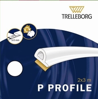 P-profiili tihend 9x5.5mm/6m valge