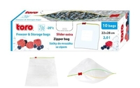 Minigrip kilekotid TORO 10tk/22x28cm/2L läbipaistvad