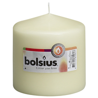 Silindrikujuline küünal Bolsius 100x98mm/põleb 45h Ivory