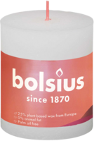 Silinderküünal Rustik Bolsius 80x68mm/põleb 35h Cloudy White