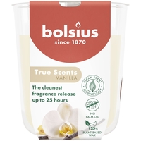 Lõhnaküünal klaasis Bolsius 80x73mm/25h Vanilla