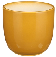 Dekoratiivne lillepott Tusca Ø14.5cm H14cm keraamiline/kollane