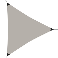 Kolmnurkne purjevari UPF50+ 3.6x3.6x3.6m hall