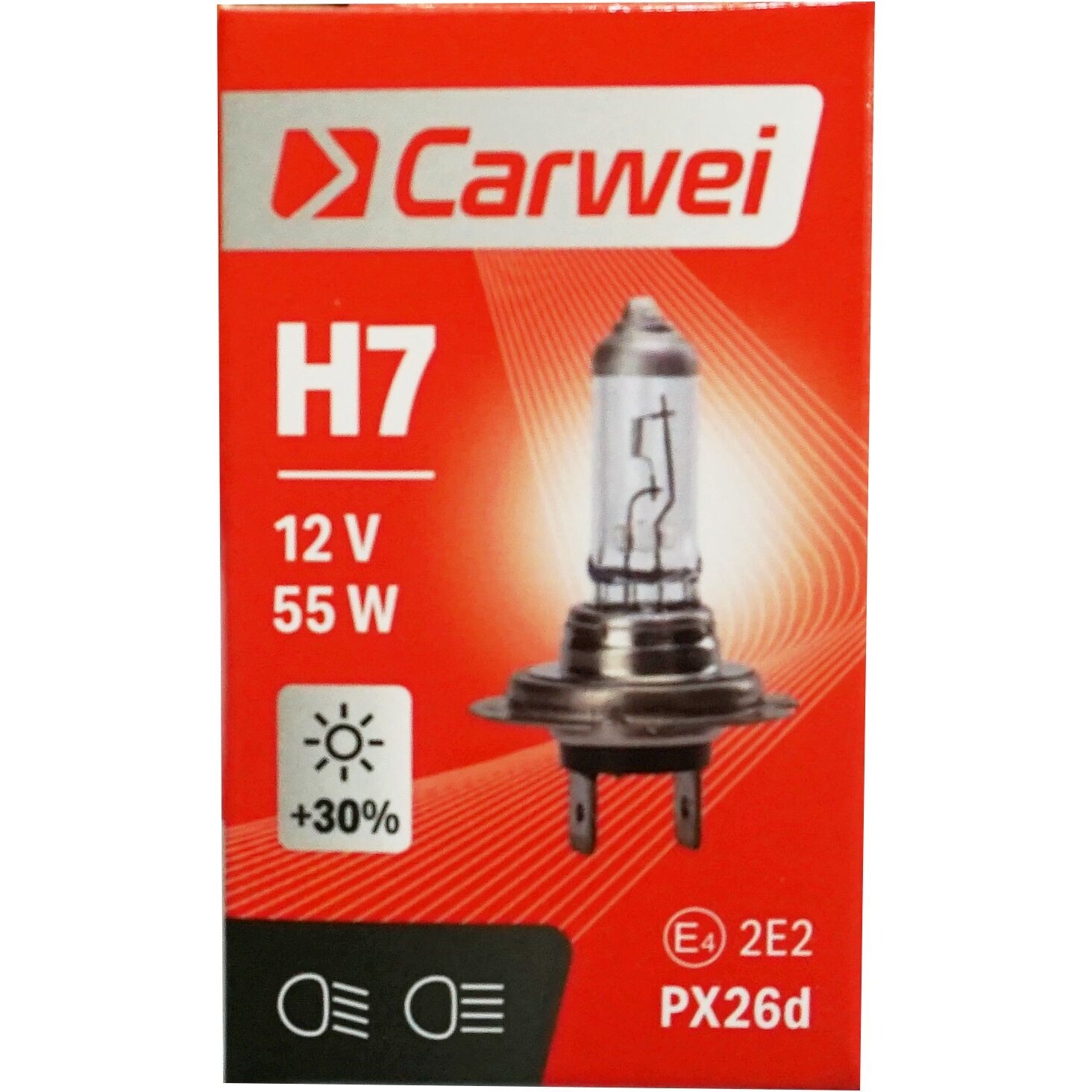 h7 12v 55w px26d plus 30