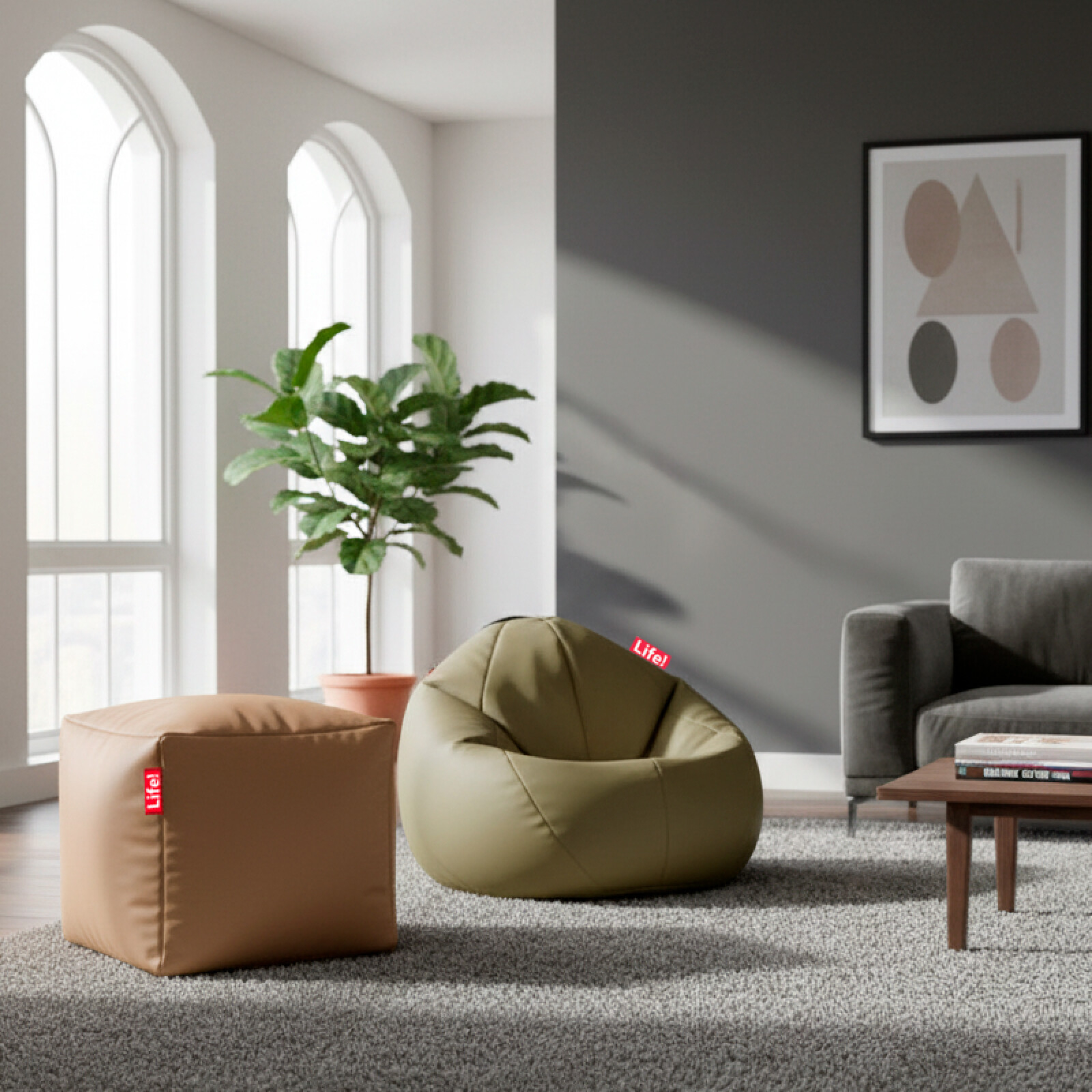 Life Comfort 80 Soft Life Comfort 80 Soft 600x800x800mm Kiwi/chaki