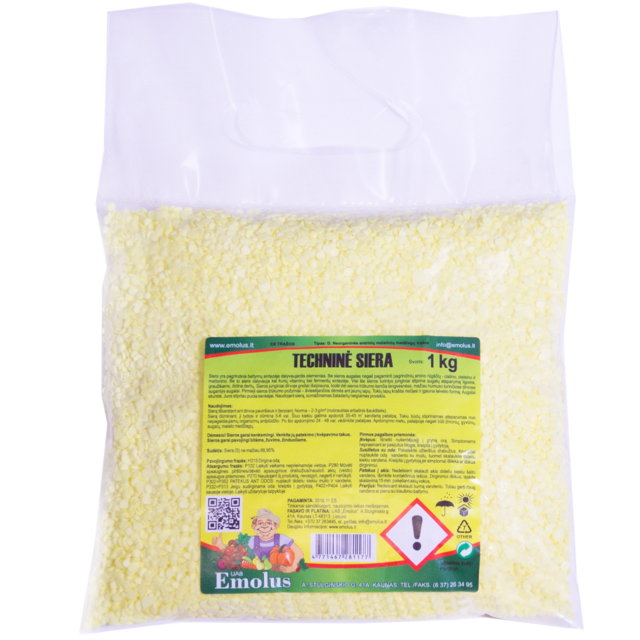 Granuliuota siera Emolus 1kg | DEPO Online