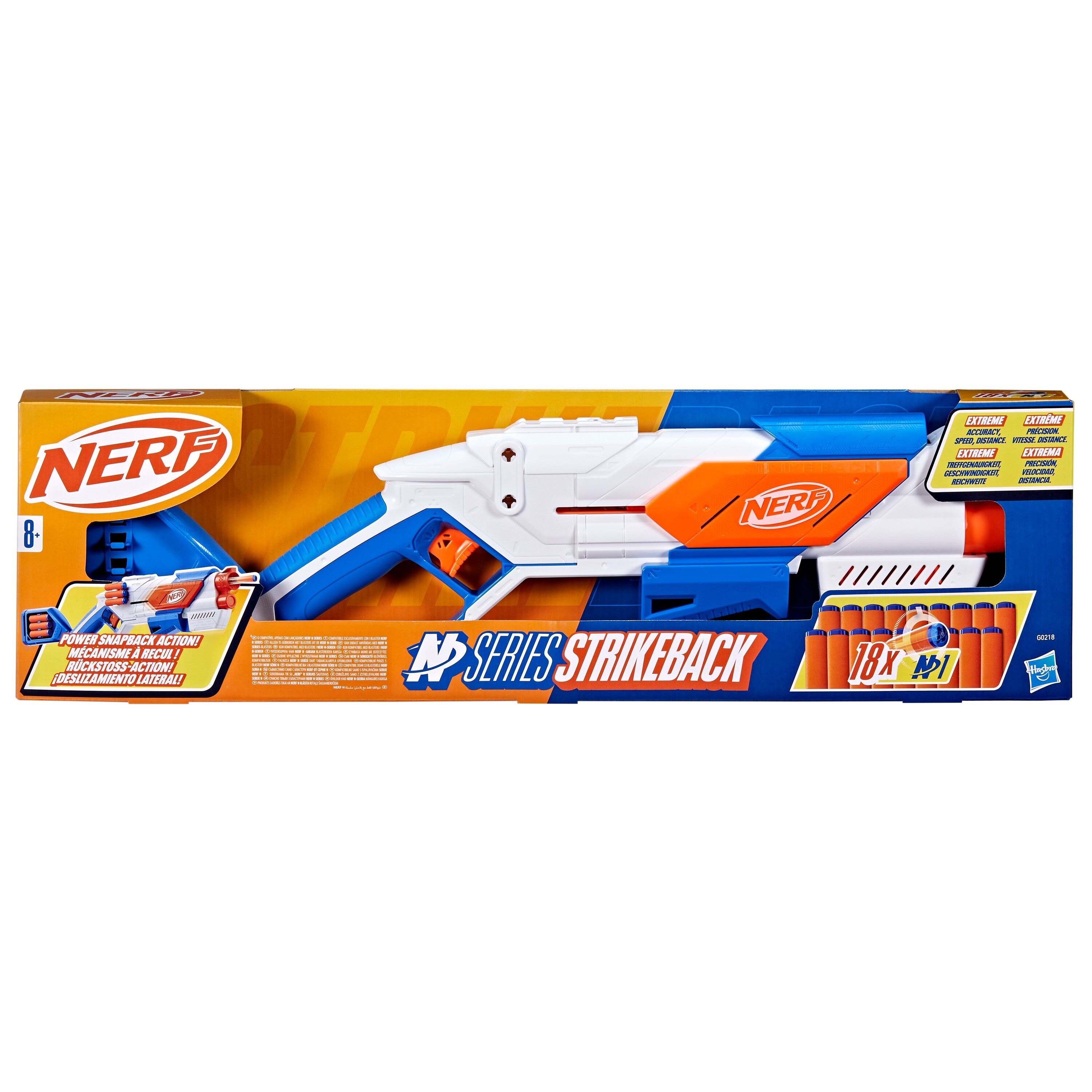 nalove☆ Žaislinis ginklas Blaster Strikeback Nerf 8+ m. | DEPO Online