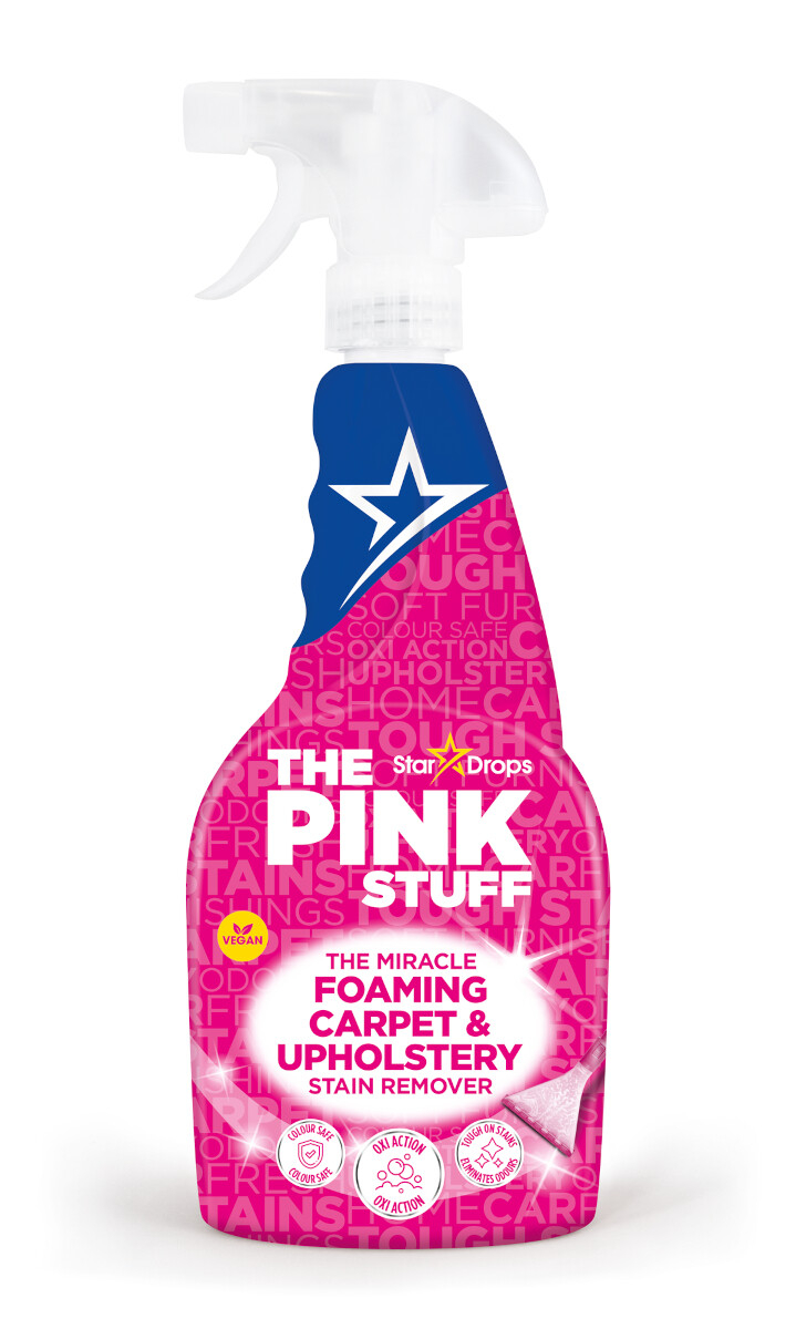 Putojantis kilimų ir apmušalų valiklis The Pink Stuff 500ml | DEPO
