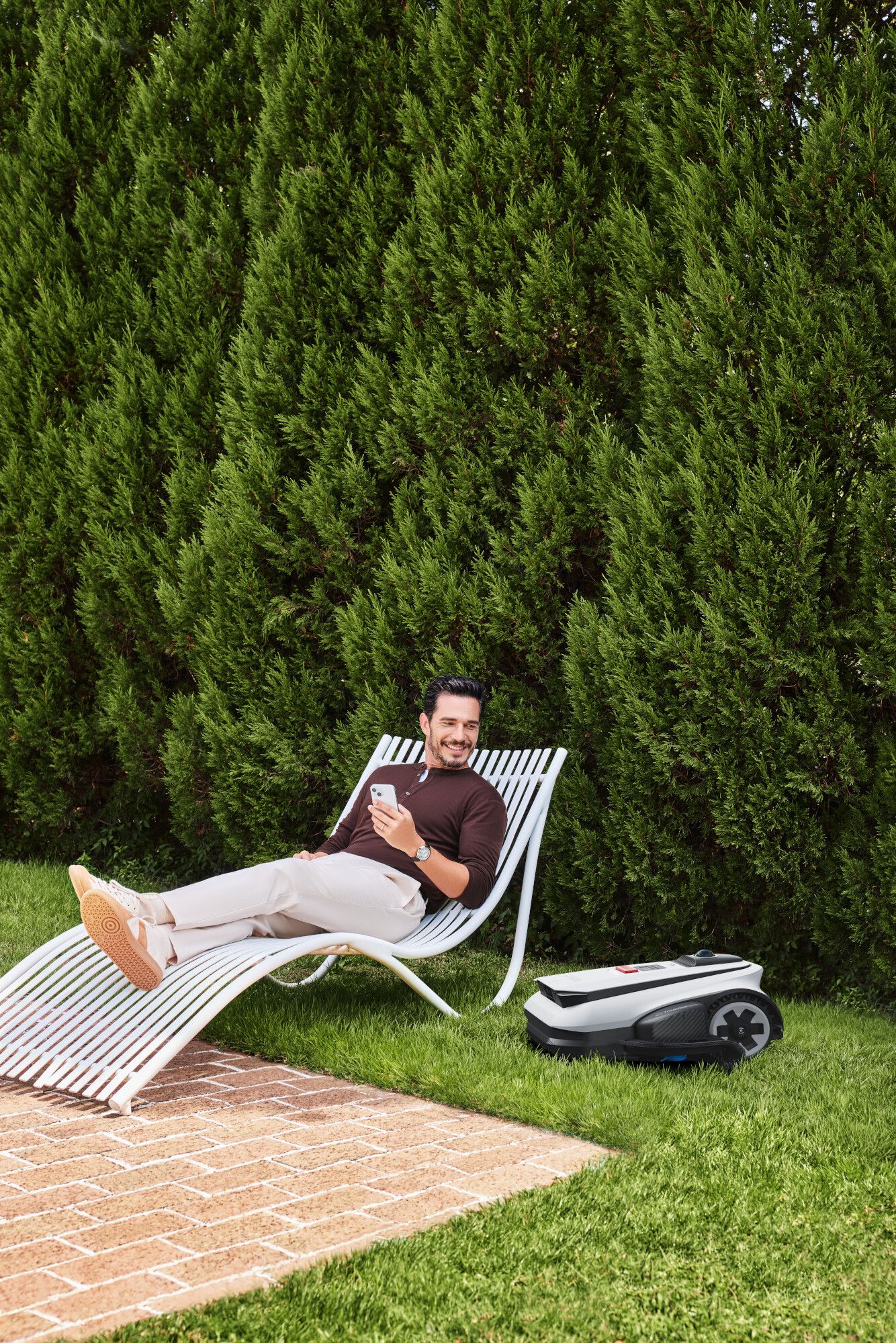 roBa low profile 完成品 Žoliapjovė robotas Goat A3000 Lidar PRO Ecovacs 3000m2/SmartEdge