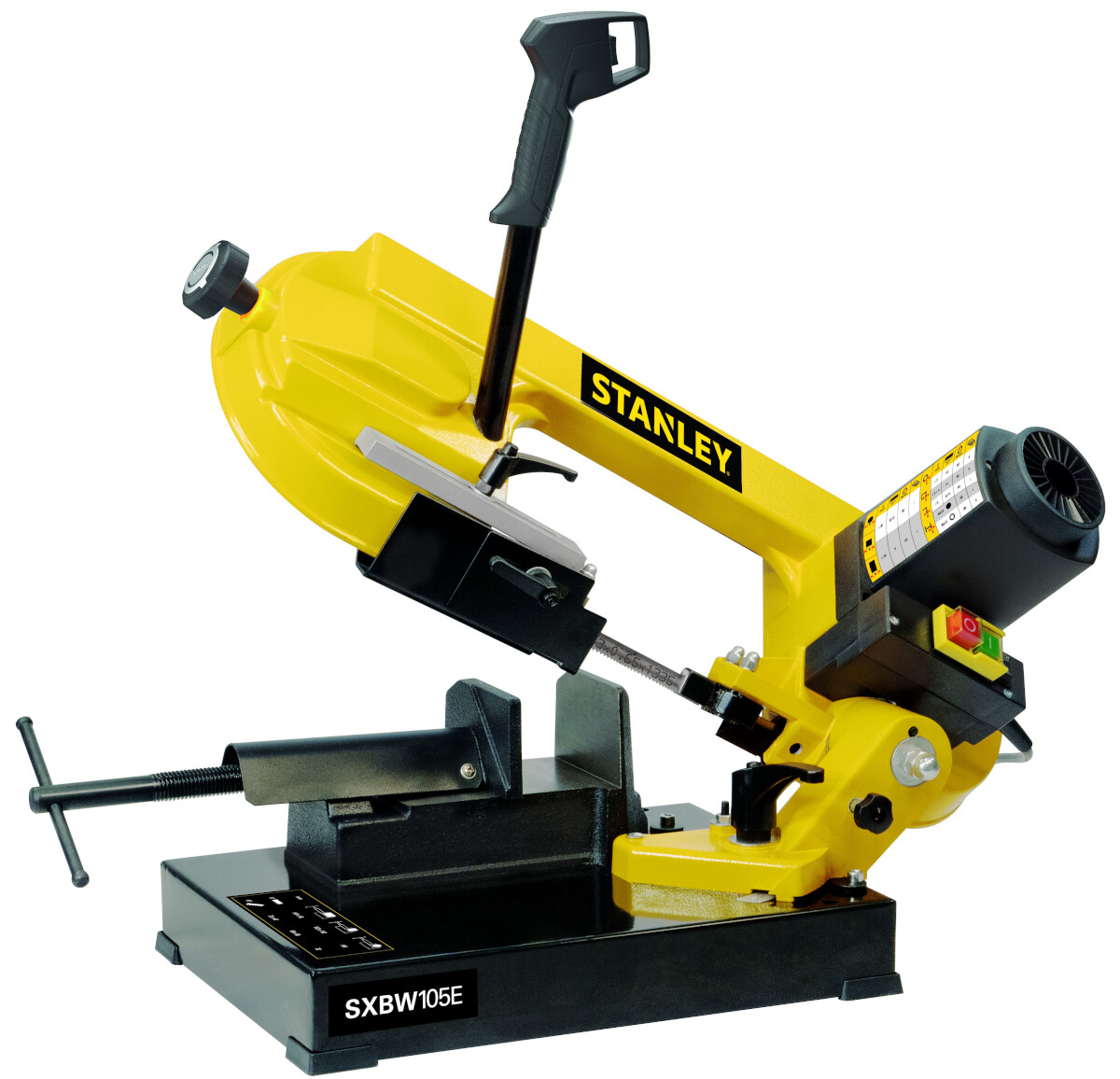 Elektrinis juostinis pjūklas metalui SXBW105E Stanley 750W/60-80m