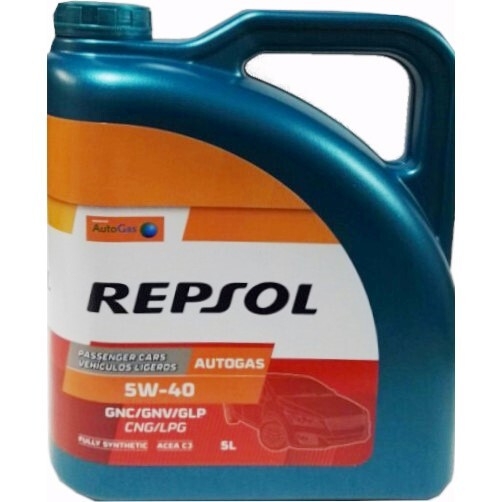 yso9 Sintetinė alyva automobiliams AutoGas Repsol 5L/5W40 SL/CF/C3