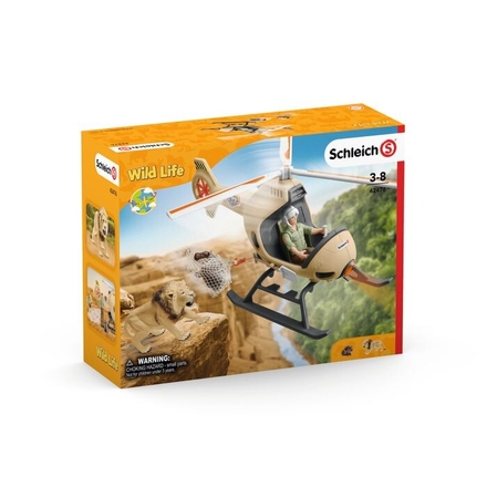 Žaislinė figūros Animal Rescue Helicopter 42476S Schleich 3+ m