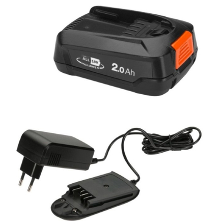 Pruページ Akumuliatorius ir įkroviklis Starter-Kit Gardena 18V P4A/2Ah