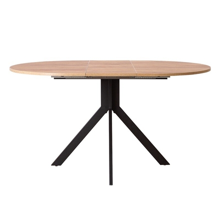 Ištraukiamas stalas ARGON LOFT BLACK 1100/1420x900x750mm