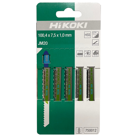 Siaurapjūklio ašmenys Hitachi JM20/T127D/5vnt. | DEPO Online