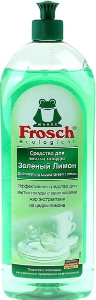 Средство для мытья посуды frosch 1л лимон (4009175170675)